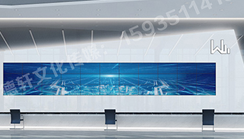 萬(wàn)國質(zhì)保二手車(chē)交易港 服務(wù)臺背景墻logo 三面發(fā)光字